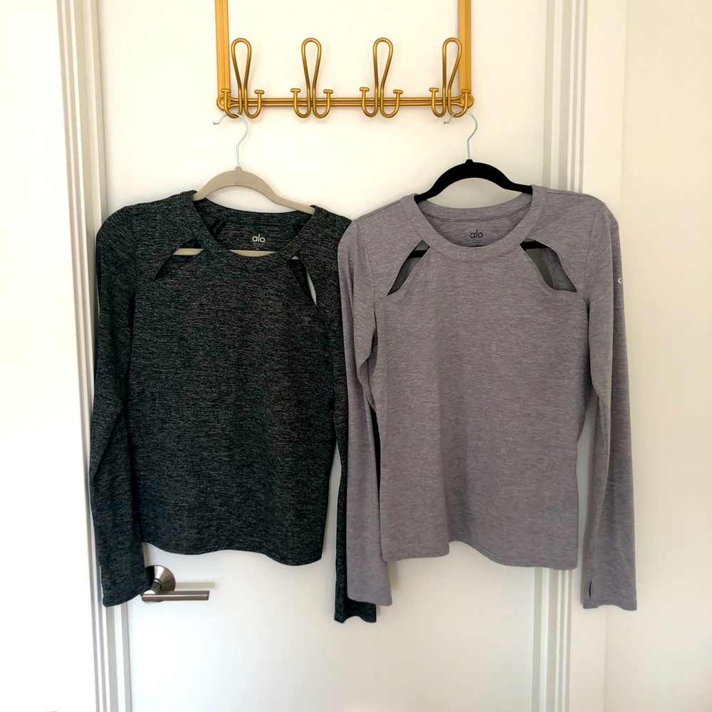 Bundle 2 Alo Yoga Long Sleeve Shirts - Sz M